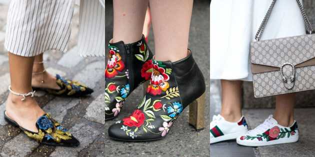 Женская обувь: Обувь с вышивкой