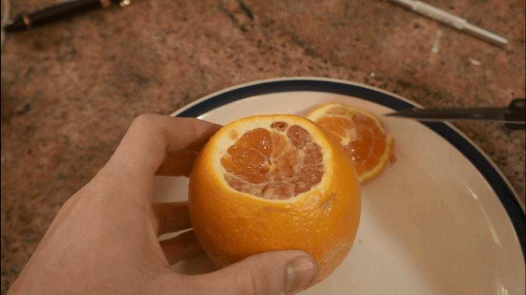 апельсиновая чаша для кальяна
