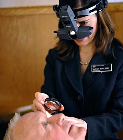 Процедура офтальмоскопия